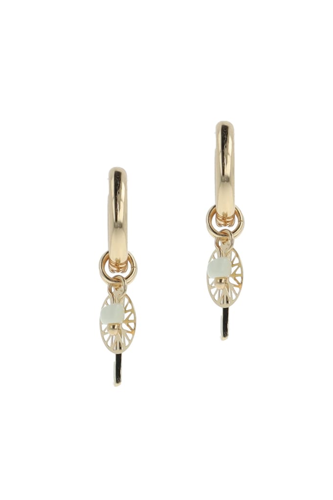 OTAZU Coin Hoops Gold Taglia: OS | Orecchini Outlet | Donna | Giallo