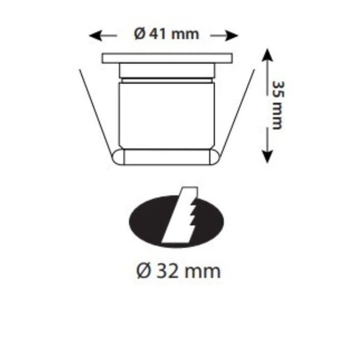 LED veranda / terrasoverkapping inbouwspots - Chroom - 4200K - Daglicht