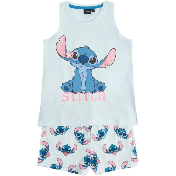 Pyjama-sets Admas Pyjamashort tanktop Stitches Disney