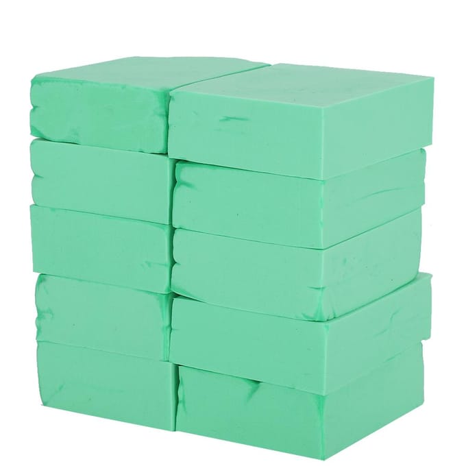 10 stuks Bad Douche Spa Borstel Schrobber Spons Zacht Peeling Lichaamshuid Schrobber Pad Green blue