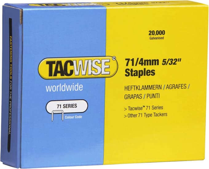 Gegalvaniseerde bekleding nietjes 71/4 mm - 20.000 stuks