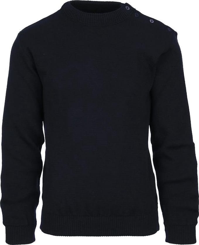 Fostex Bretonse trui wol blauw- Maat S