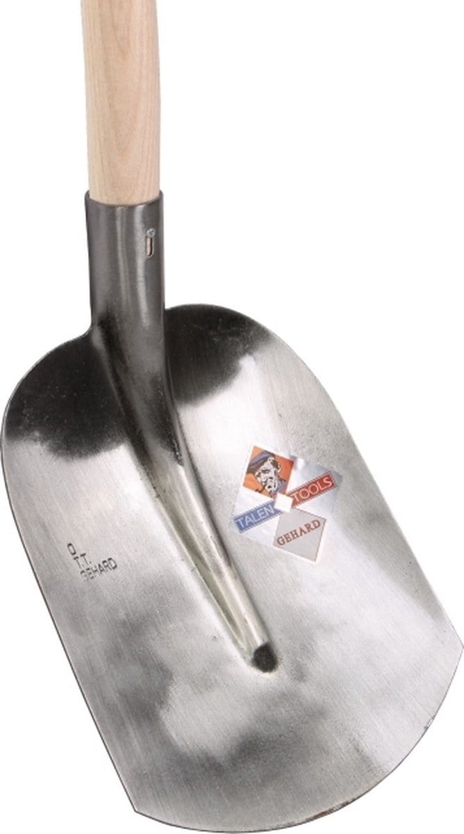Talen Tools - Schepbats - Maat 0 - Blank gepolijst - Essenhouten steel - 100 cm
