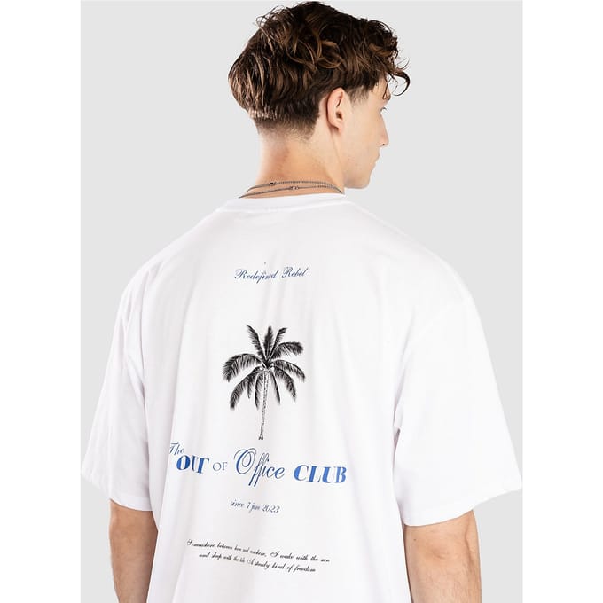 Redefined Rebel RRMario Boxy Fit Gots T-Shirt wit