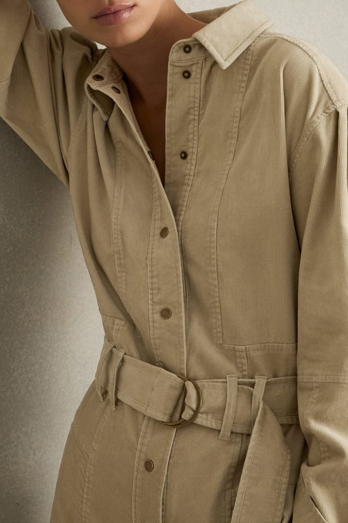 Reiss Tapered Jumpsuit Neutral Taglia: 4 | Tute Outlet | Donna