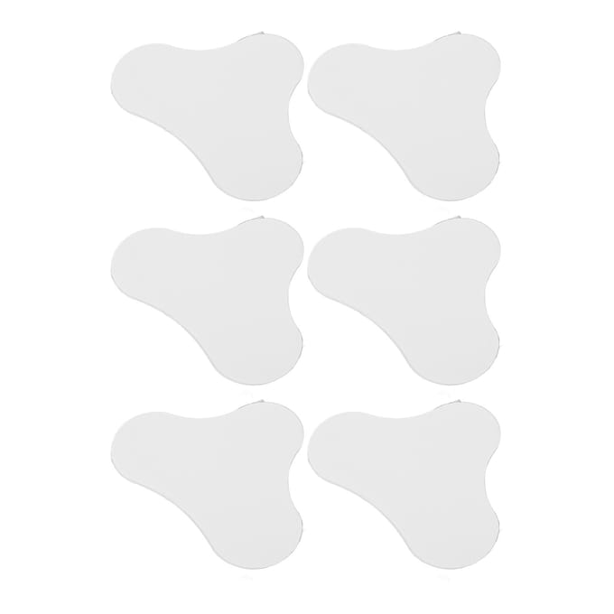 10pcs Neck Wrinkle Pads Hydrogel Neck Back Wrinkle Patch Locks in Skin Moisture and Lightens white