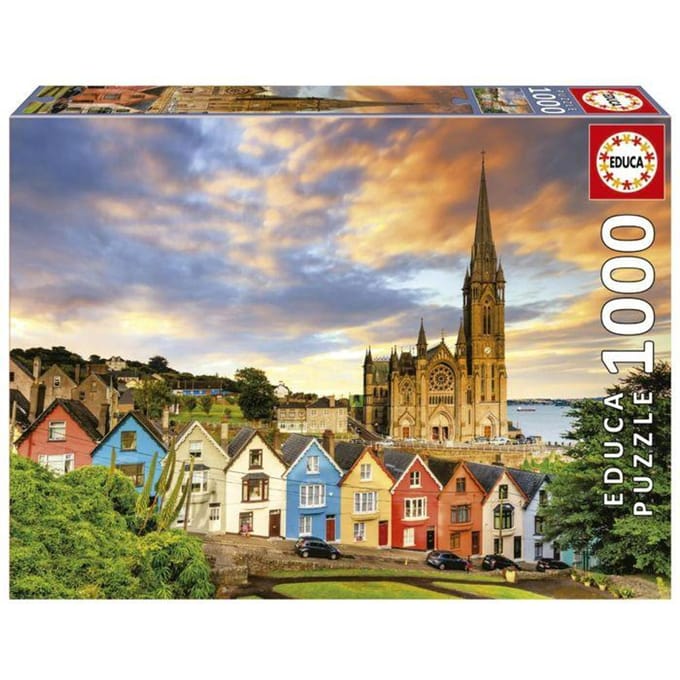 EDUCA - puzzel - 1000 stuks - IERLAND KATHEDRAAL DE COBH