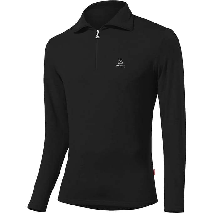 Loeffler Transtex Basic T-shirt Met Lange Mouwen Zwart M Man