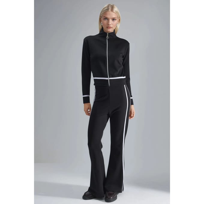 Modal Touch Ziphoodie & Flared Broek Set