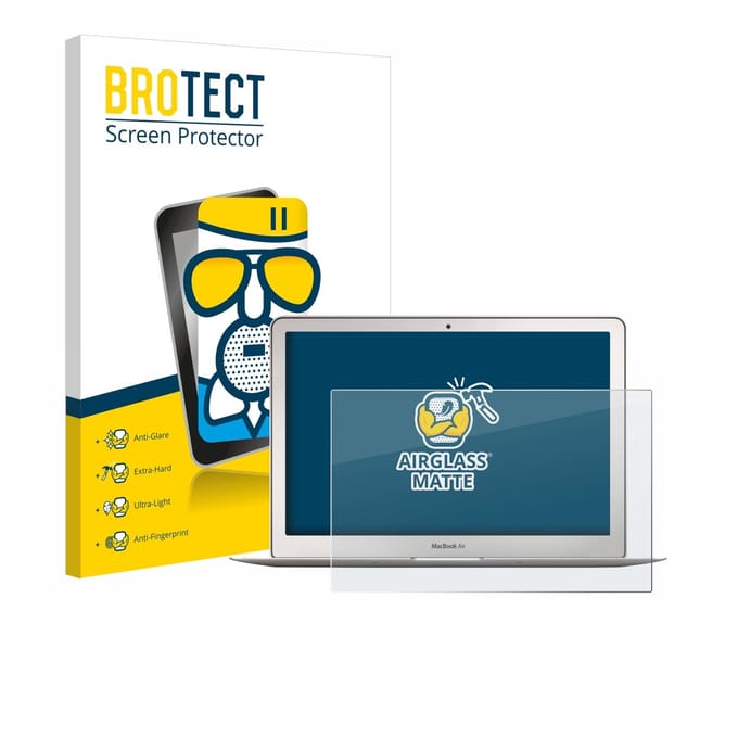 BROTECT - Screenprotector voor Apple MacBook Air 13" 2017 - Folie Beschermfolie Beschermglas matte
