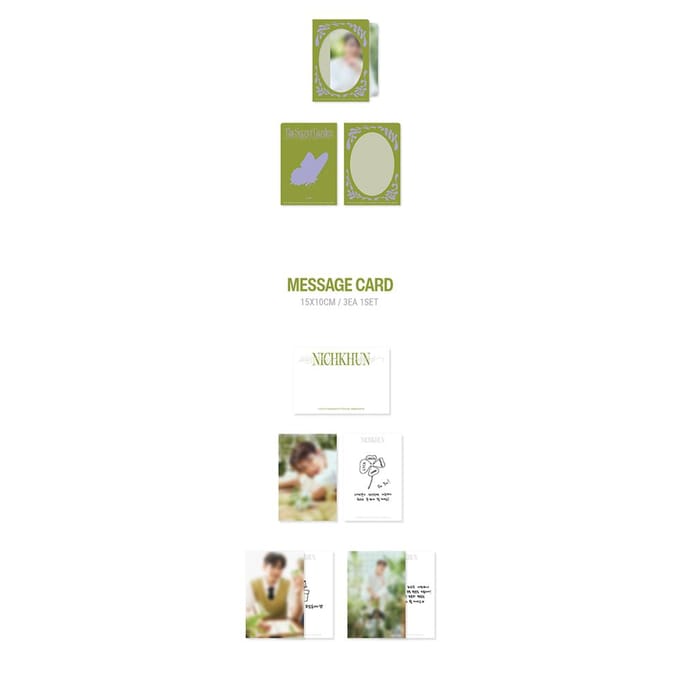 NICHKHUN - 2025 Seizoensgroeten [De Geheime Tuin] KPOP MERCH POB white
