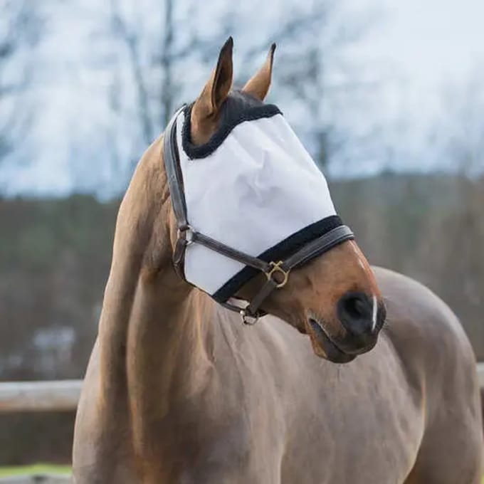 Paardenmuts met Anti-Vliegenmasker Horze