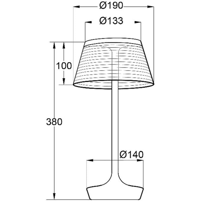 Aluminor La Petite Lampe LED tafellamp, wit