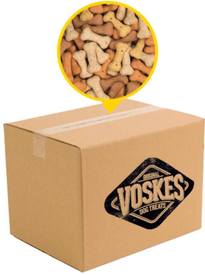 Voskes Hondensnacks Kluifjes 4 Mix - 10 kg