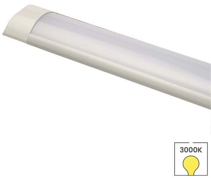 Lybardo - LED batten - 60cm - 18W - 3000K Modern Warmwit Licht - 830 - LED Balk