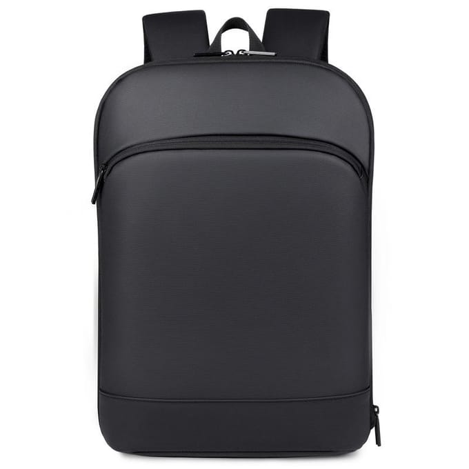 Zakelijk Ultradun Pendelen Grote capaciteit Uitbreidbare Rugzak, Multifunctionele Waterdichte Rugzak, Laptoptas zwart