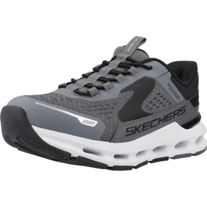 Skechers GLIDE-STEP PLUS - VISTA-LANE Jongens Instappers - Charcoal / Zwart