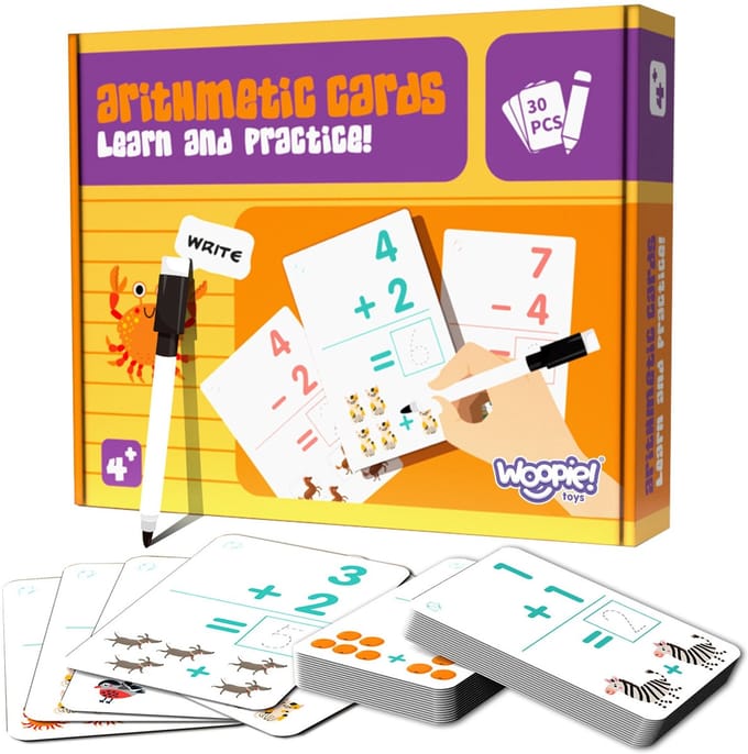 Woopie Educatieve Flashcards om te leren tellen - UNI