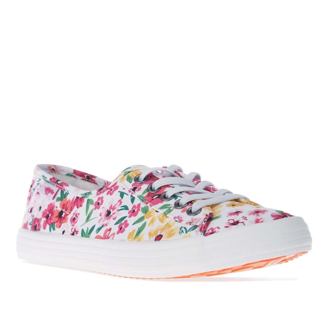 Rocket Dog Chow Chow Margate Bloemen Casual Slip On Dames Meisjes