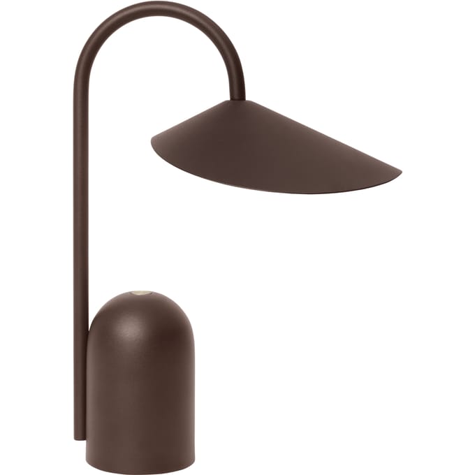 Ferm Living Arum Draagbare Lamp Donkere Chocolade