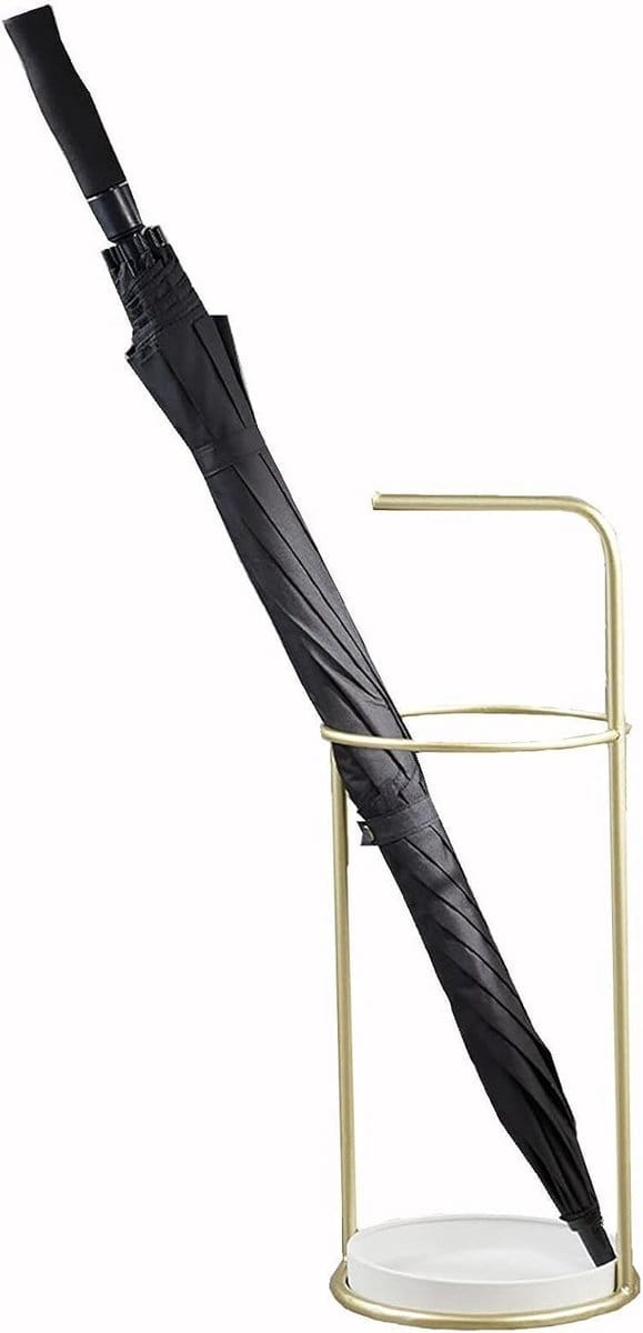 Paraplu Stand - Paraplu Houder - Entree Organiseren - Geventileerd Ontwerp - 23 x 58 cm - Goud