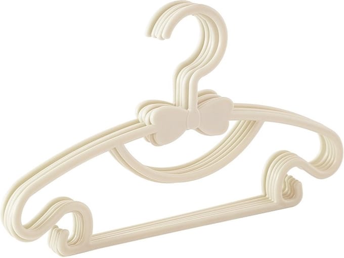 10x Baby Kledinghangers - Wit - Kind