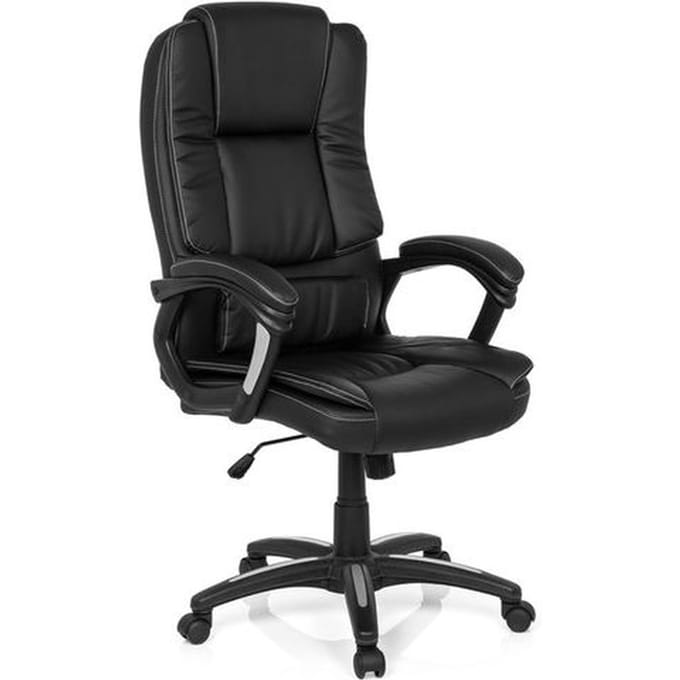 RELAX CL120 - Thuisgebruik bureaustoel Zwart HJH OFFICE Kunstleder