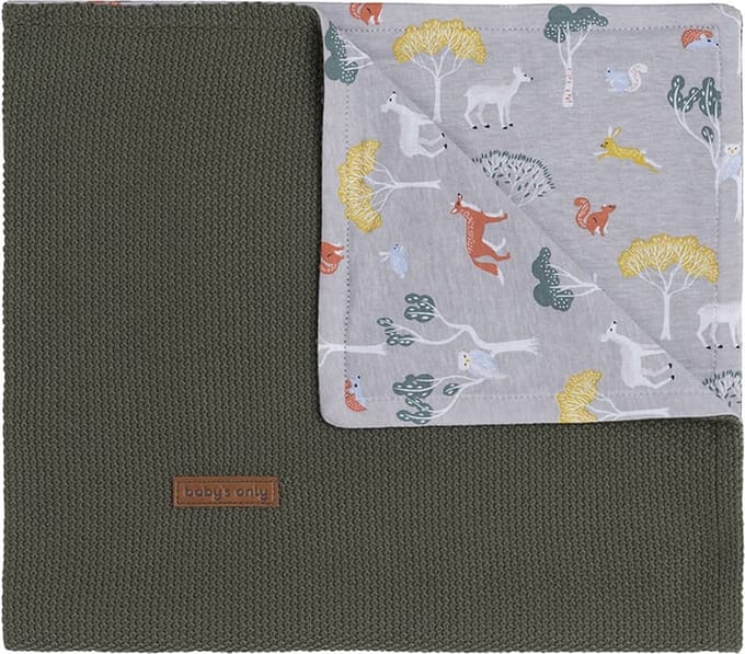 Baby's Only Wiegdeken - Baby deken Forest - Khaki