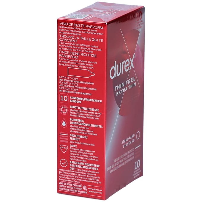Durex - Condooms Thin Feel Extra Dun 10 st.