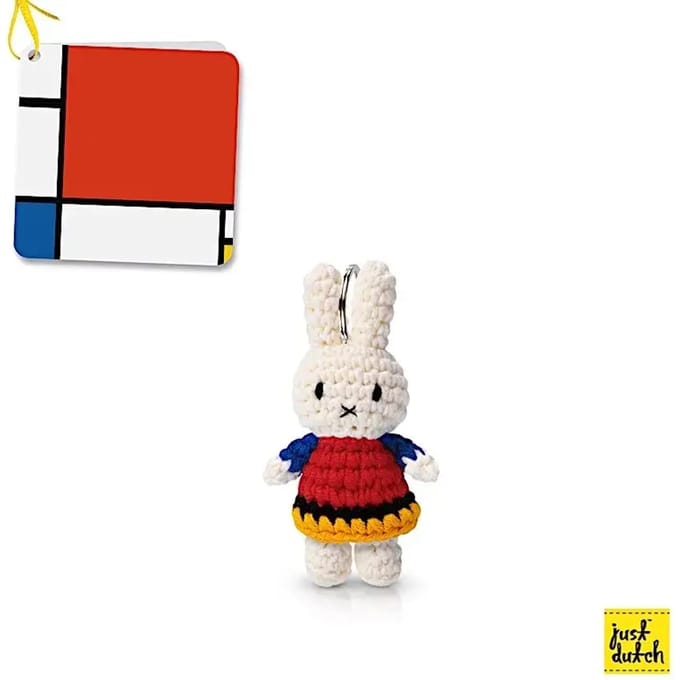 Sleutelhanger Just Dutch Mondrian x Miffy - Mondrian