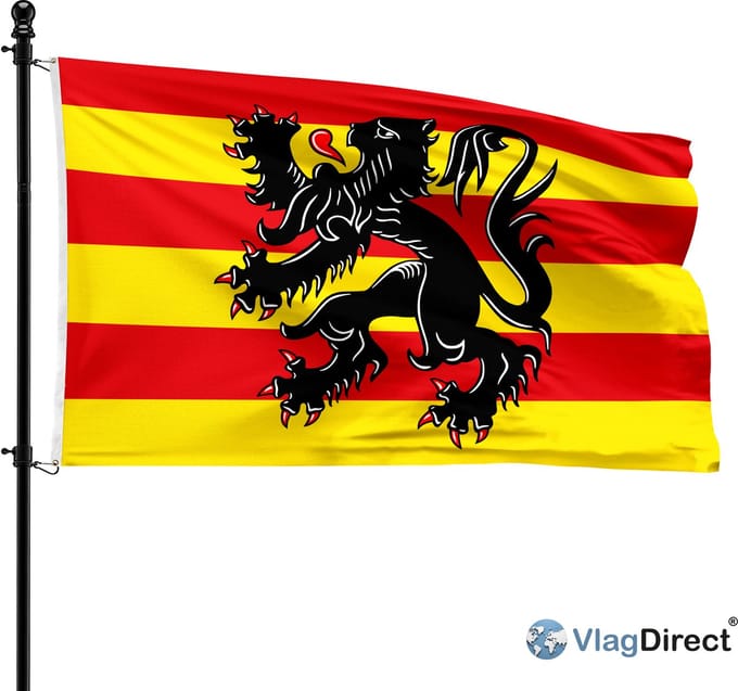 Oudenaardse vlag - Gemeente Oudenaarde vlag - 90 x 150 cm.
