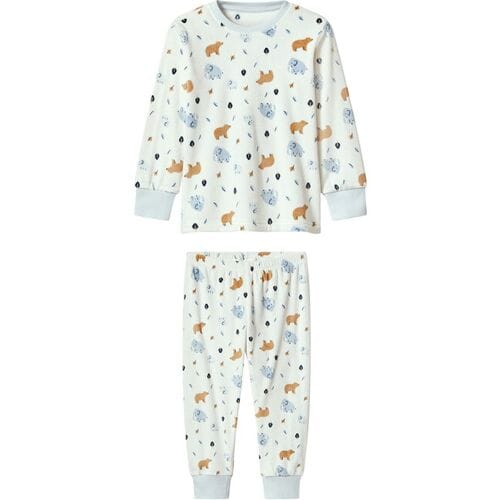 lupilu Pluche kinder pyjama (Wit, 122/128)