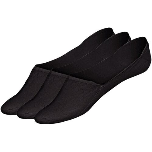 ESMARA 3 paar sneakersokken (Mid-Cut, Zwart, 35-38)