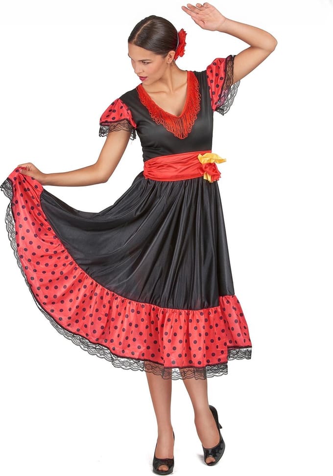 Flamenco danseres outfit voor vrouwen - Verkleedkleding