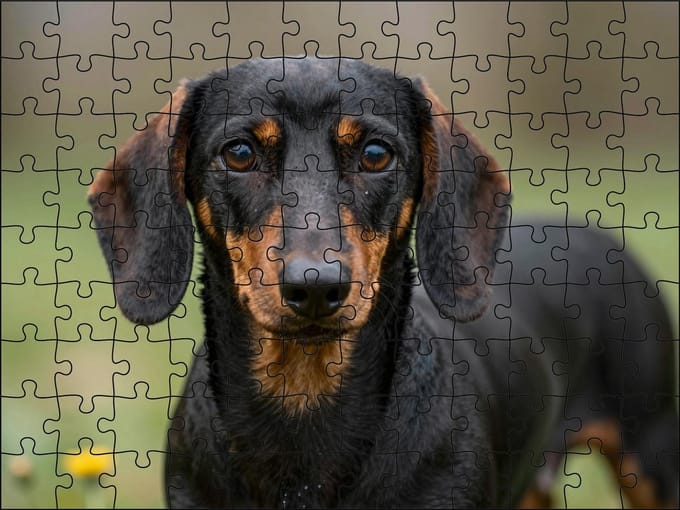 Puzzel Teckel | 120 stukjes | Dierenpuzzel | Hondenpuzzel