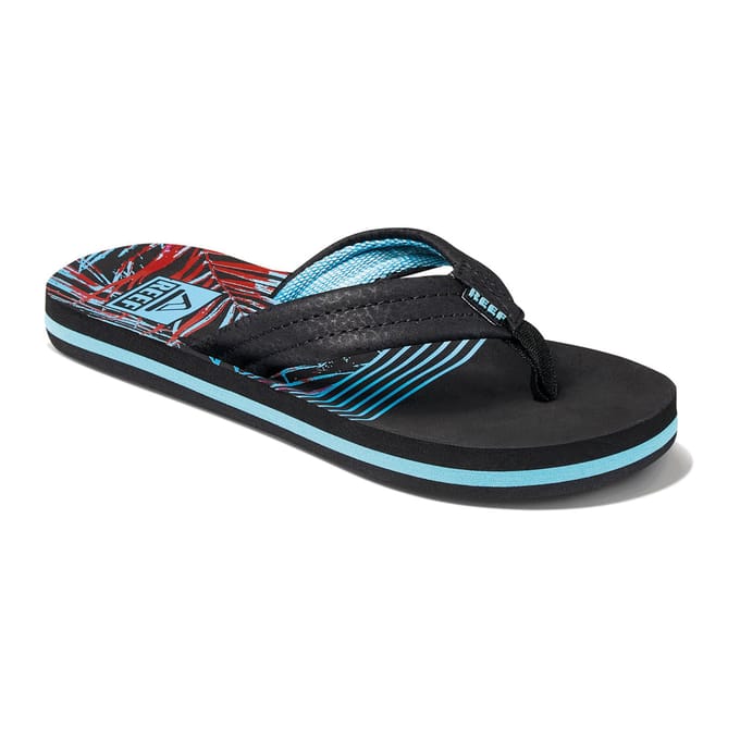 REEF KIDS AHI Jongens Slippers - Zwart - Blauw