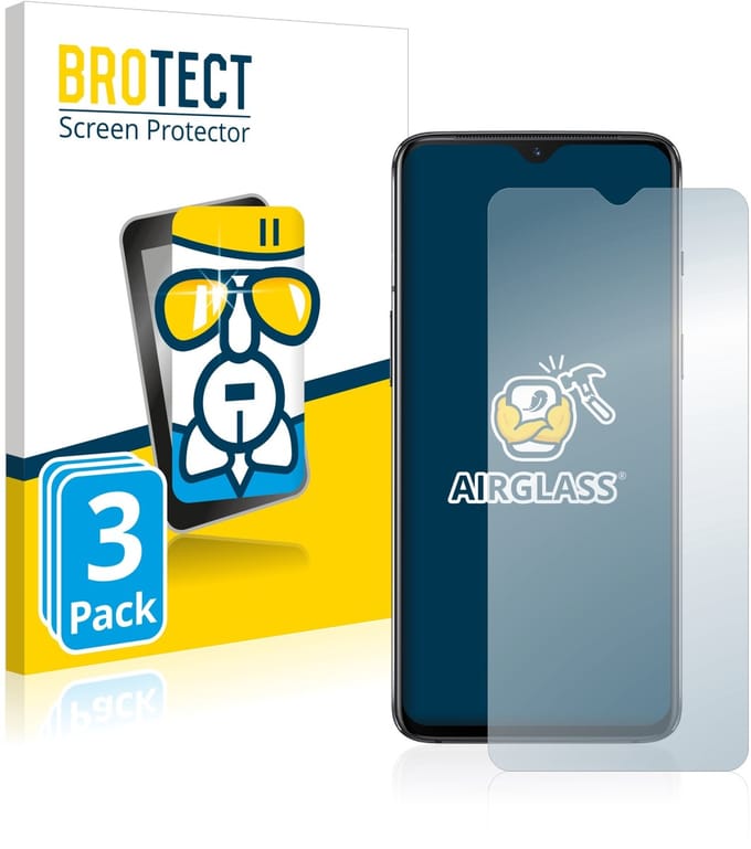 Screenprotector 3 Stuks voor OnePlus 7 Beschermglas transparant