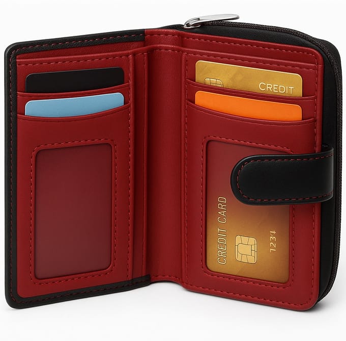 Visconti Colorado leder Portemonnee - CD22 red