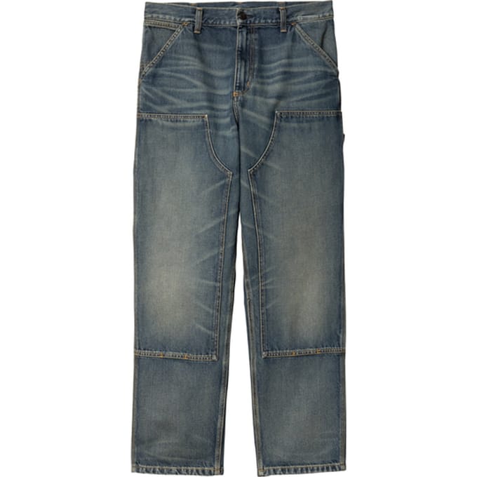 Carhartt Wip Double Knee Broek Blauw