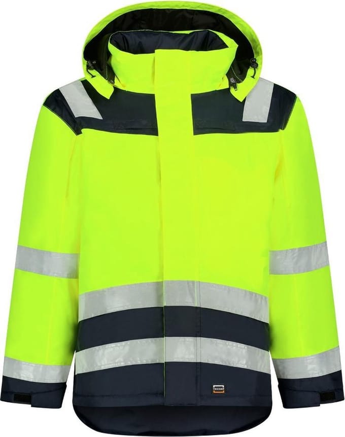 Tricorp Midi Parka High Vis Bicolor 403023 - Mannen - Geel/Ink - M