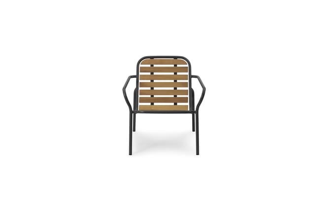Normann Copenhagen Vig Garten Fauteuil Robinia - zwart/zwart