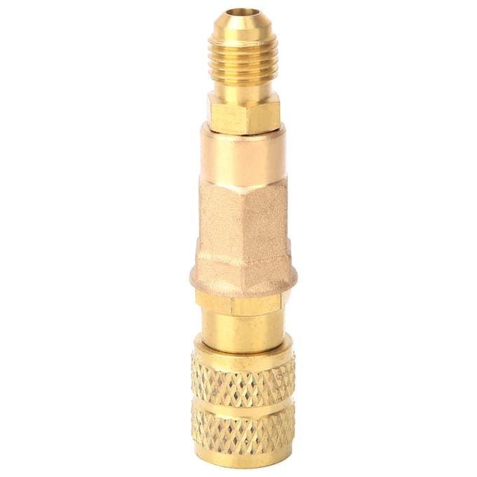 Messing R410 Koelingskogelkraanadapter 45BAR Koudemiddelkogelkraanaansluiting G14 G516