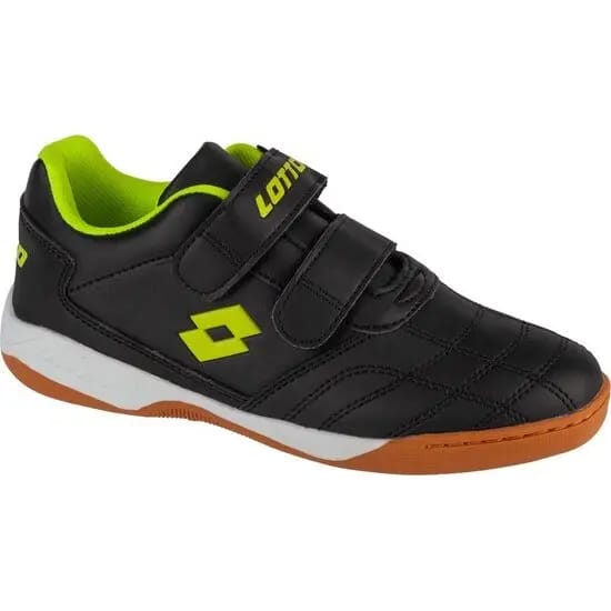 Lotto Shoes Pacer K lage kindersneaker 2600110K zwart/geel