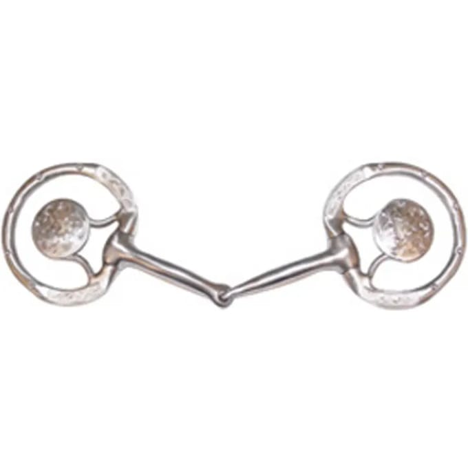Bit voor paard met ringen Pool's Western