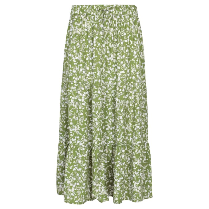 Mountain Warehouse Dames/Dames Palermo tierende midirok (Groen)