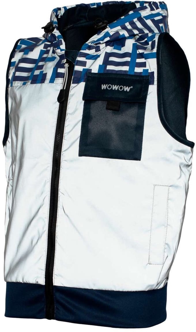 Kinder Hoodie Reflecterend - WOWOW Yoho Blue M