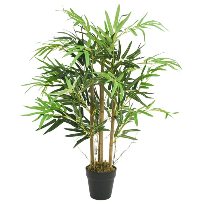 vidaXL - Kunstplant - bamboe - 500 - bladeren - 80 - cm - groen