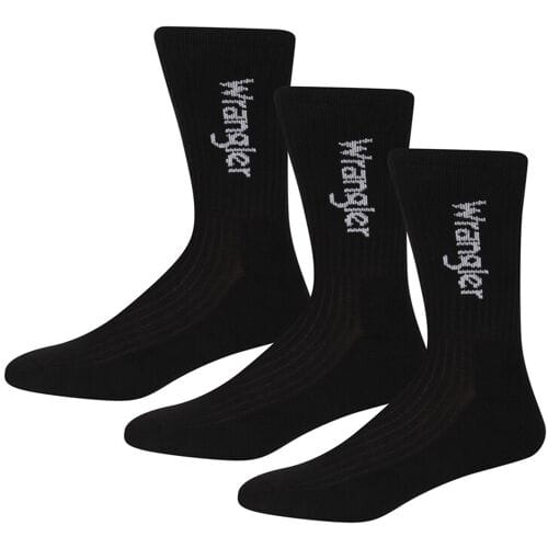 Wrangler sportsokken Rogers Black, maat 43–46
