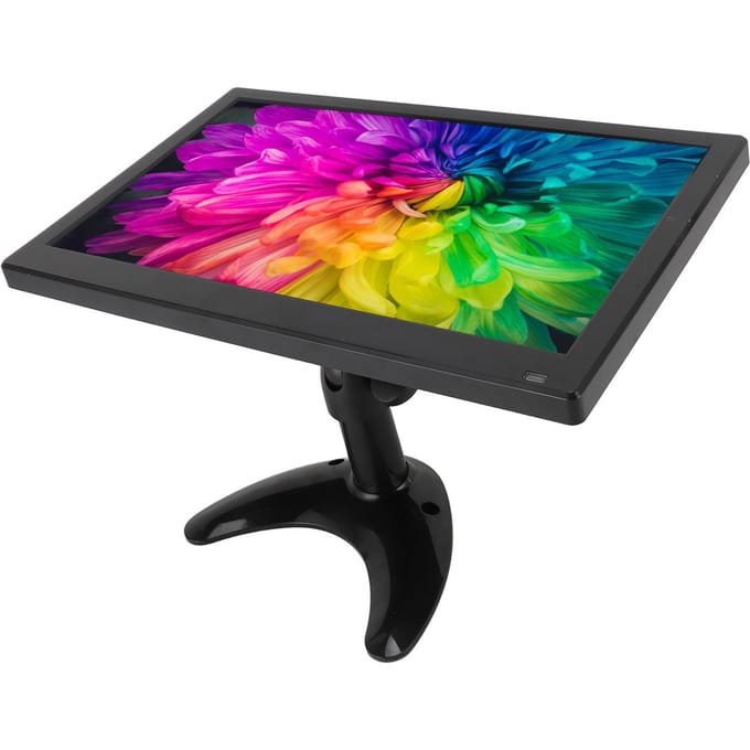 Écran externe HD 11,6 pouces 1920 x 1080 avec interface multimédia haute définition BNC AV VGA USB US Plug