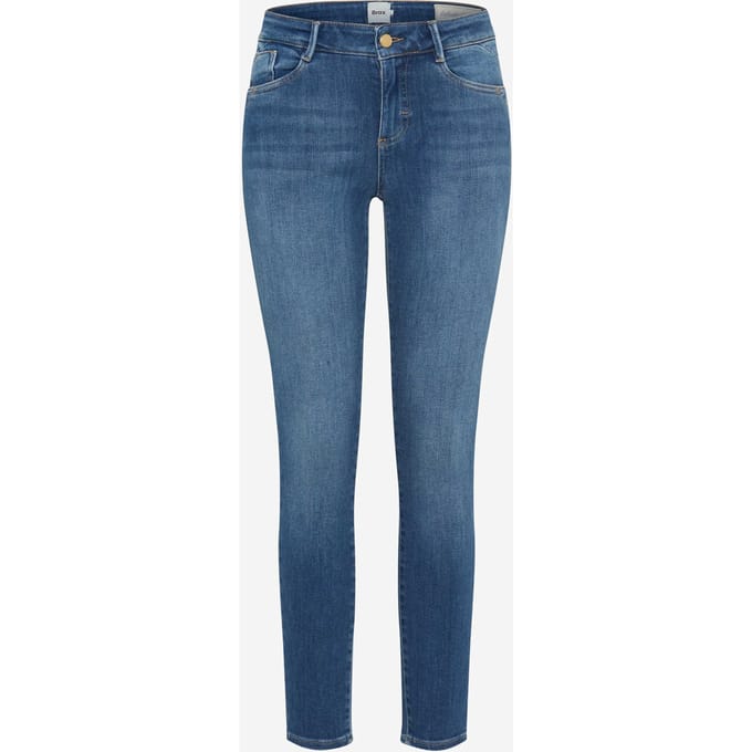 Brax Dames Jeans  Style ANA USED REGULAR BLUE, denim blauw regular, maat 32